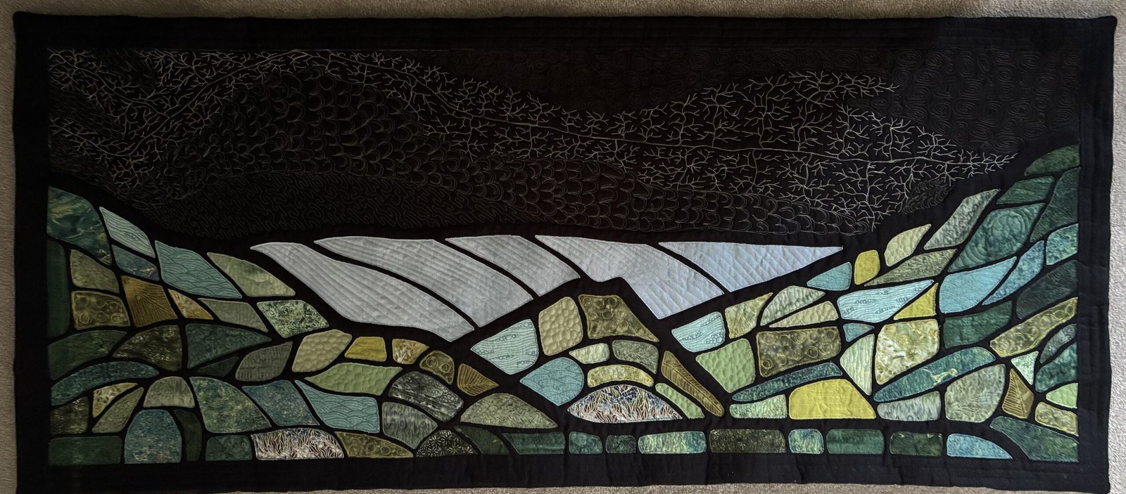 Castle Crag Lake District quilt
