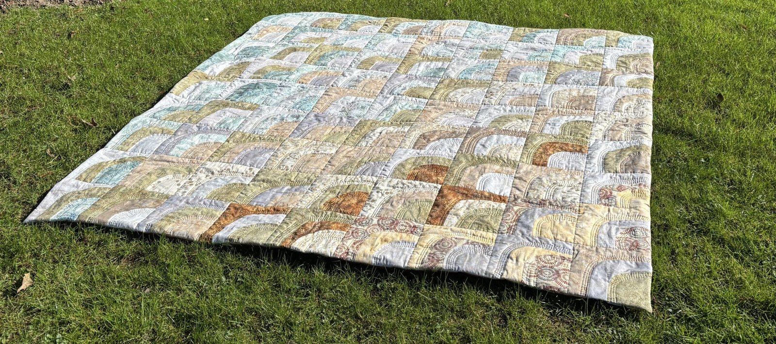 In the Woods textile artwork