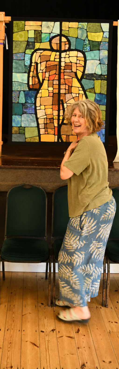 Emm Barnes, quilt tutor and textile artist
